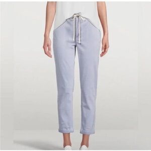 New Paige Christy Drawstring Waist Cropped Pants - Vintage Salt Blue 29 Casual